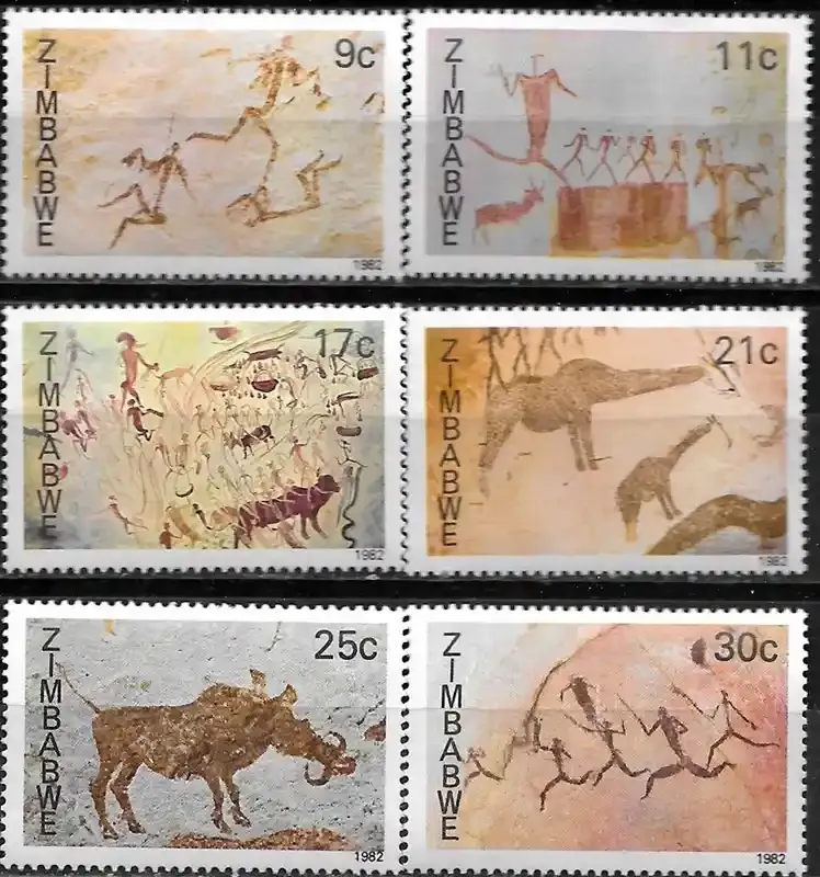 Zimbabwe 1982 Rock Paintings - MNH**