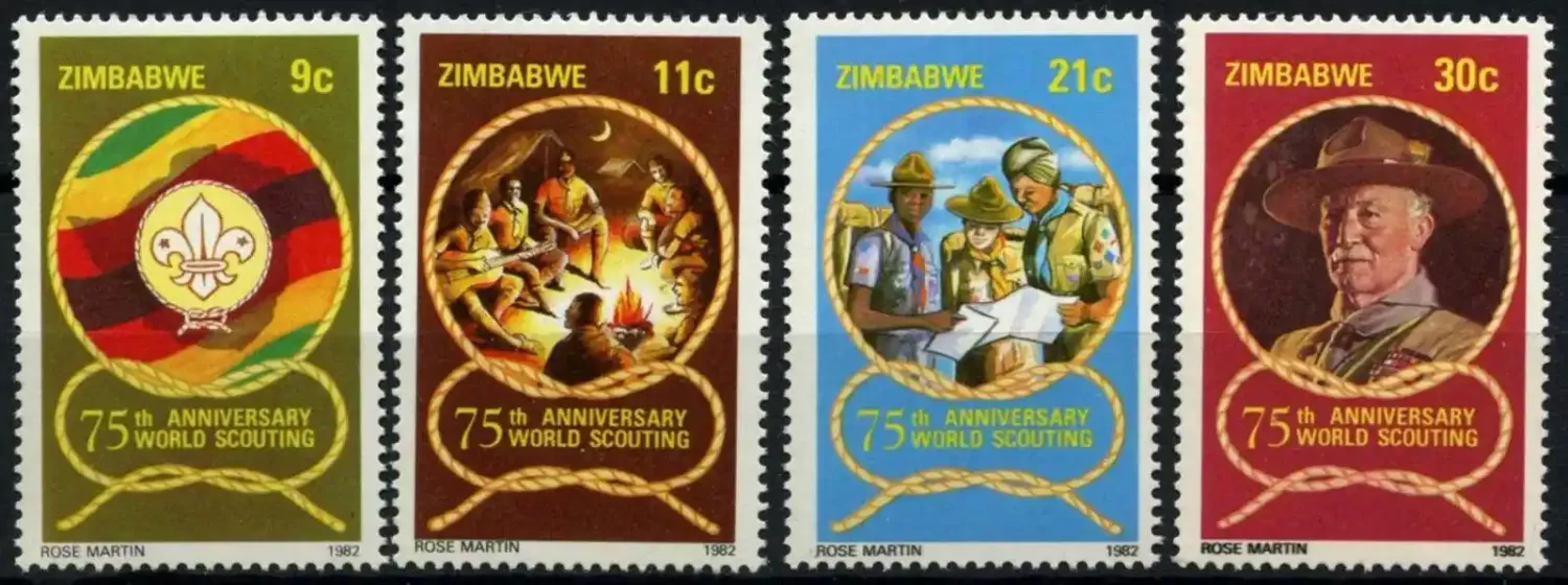 Zimbabwe 1982 Boy Scouts 75th Anniversary - MNH**