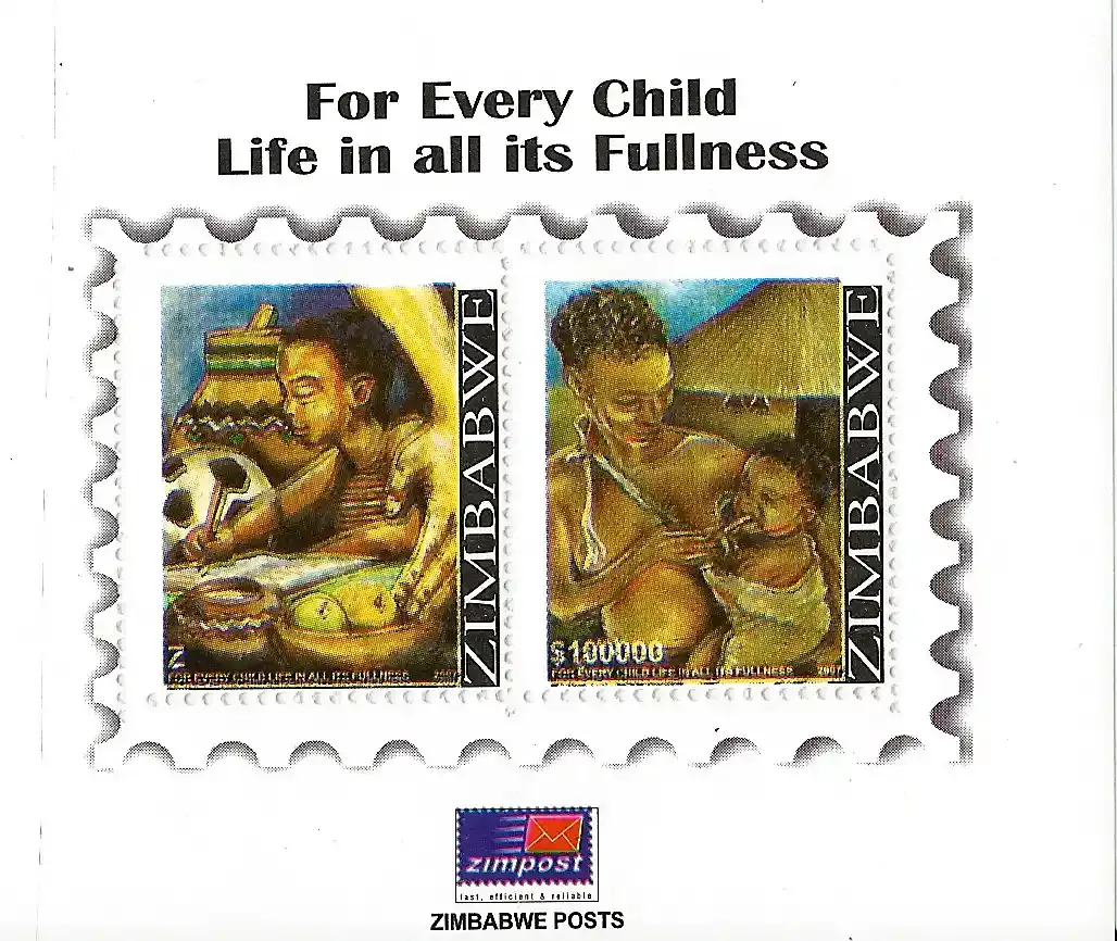 Zimbabwe 2008 Every Child Life (ss/2v) - MNH** Zimbabwe 2008 Every Child Life (ss/2v) - MNH**