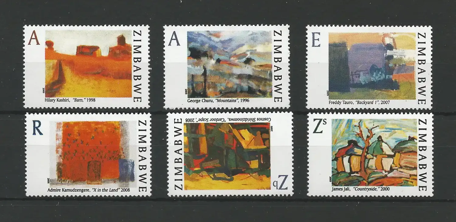 Zimbabwe 2009 Contemporary Paintings - MNH**