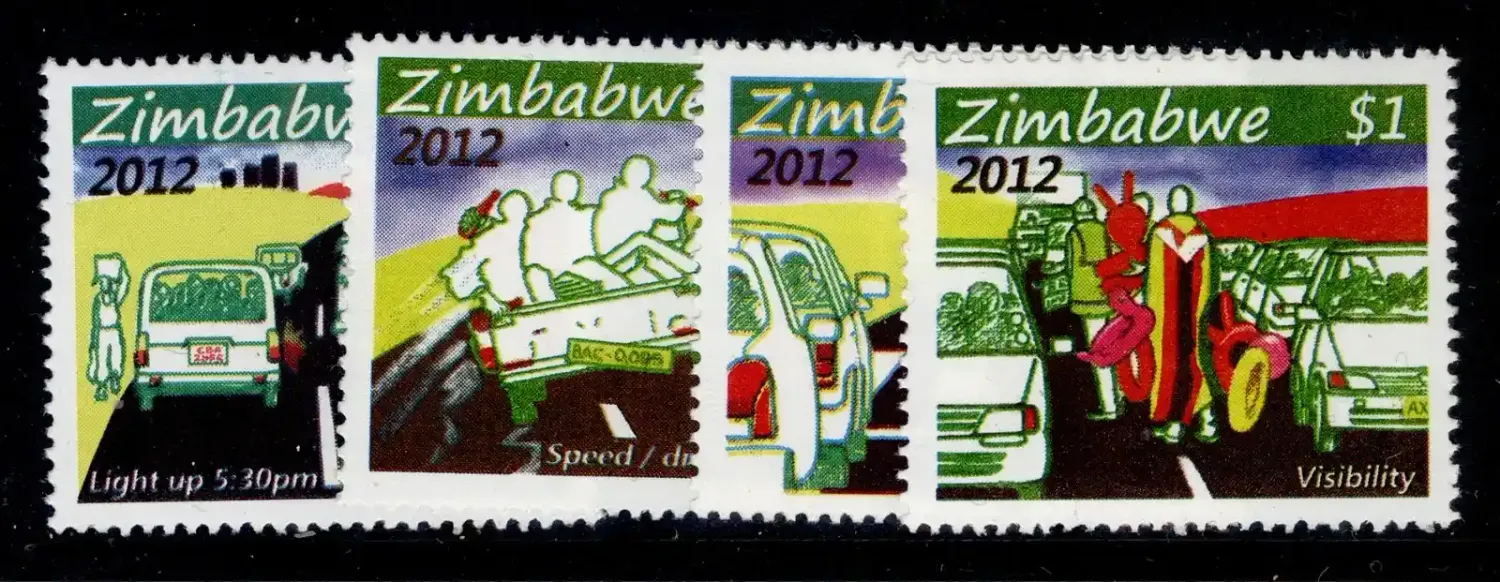 Zimbabwe 2012 Life Awareness/Road Safety - MNH** Zimbabwe 2012 Life Awareness/Road Safety - MNH**