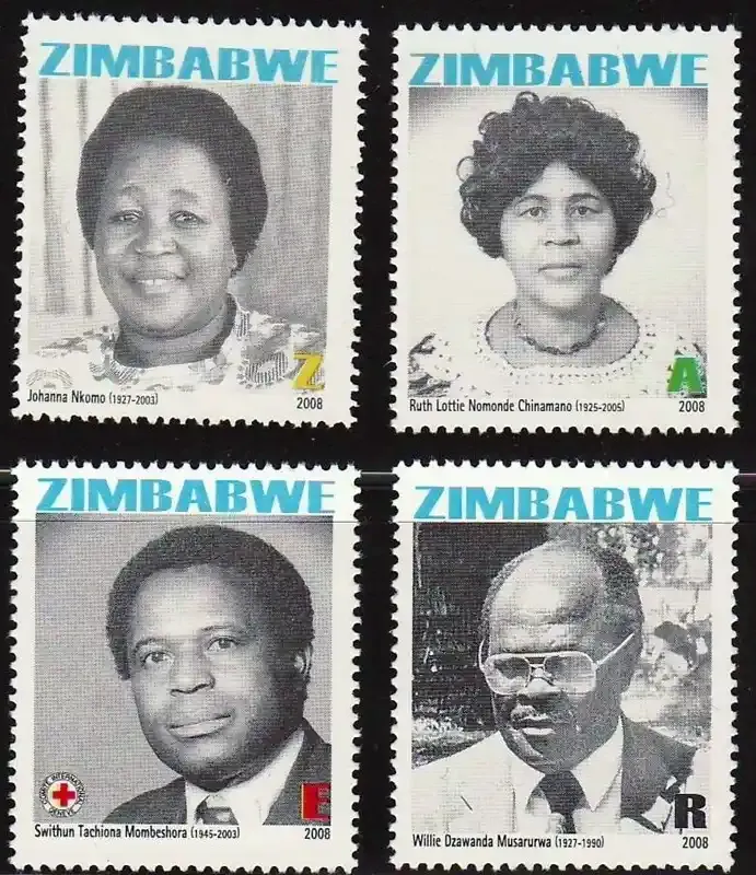 Zimbabwe 2008 National Heroes - MNH** Zimbabwe 2008 National Heroes - MNH**