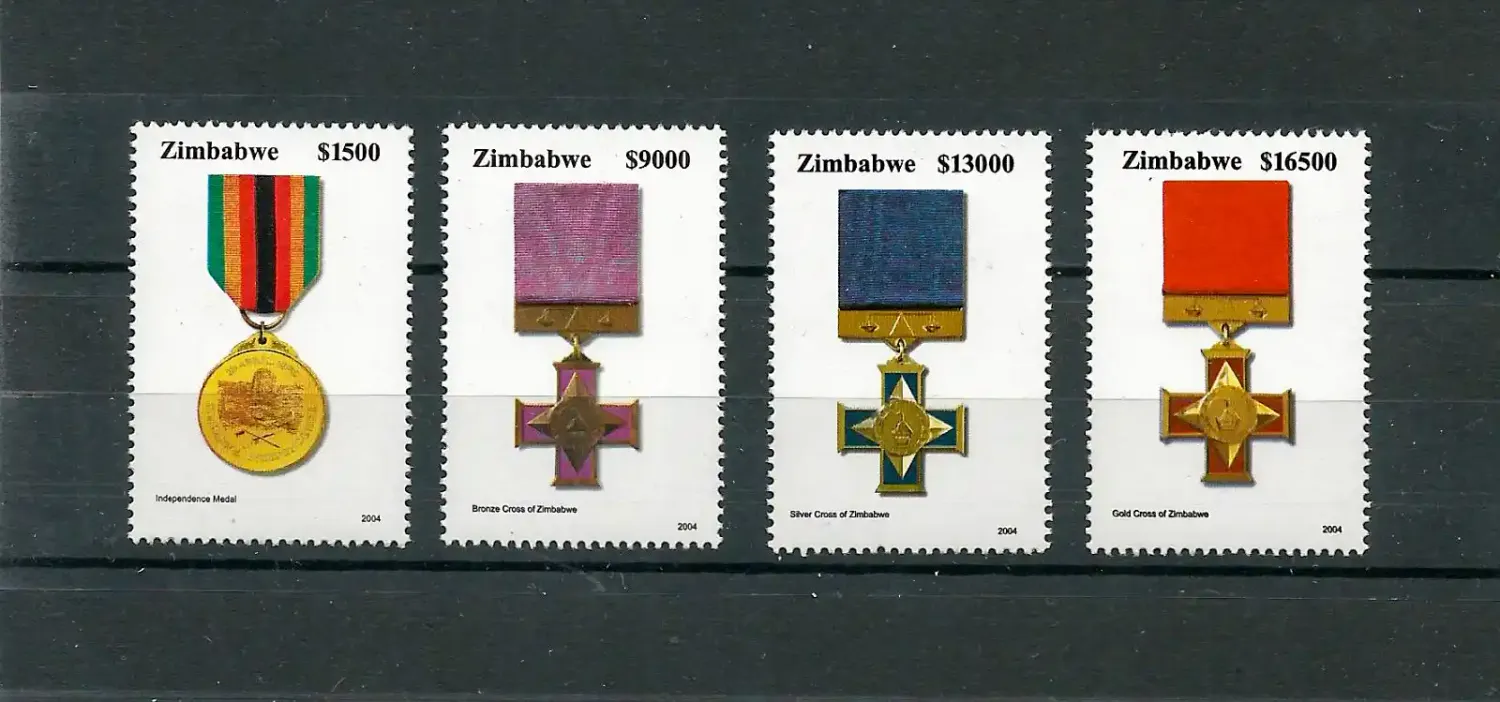 Zimbabwe 2004 Medals - MNH**