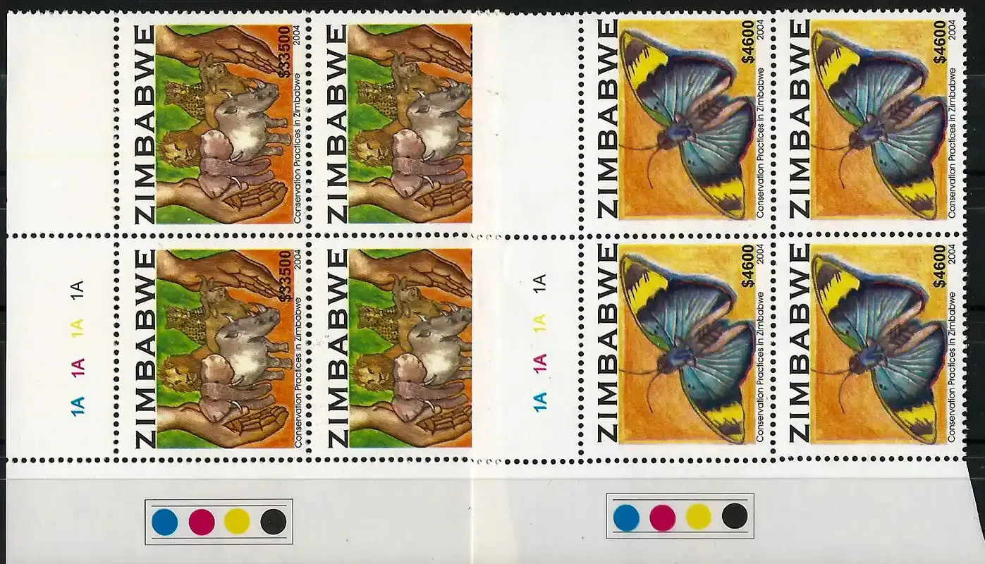 Zimbabwe 2004 Stamp Design Competition. (C/Blocks)  - MNH**