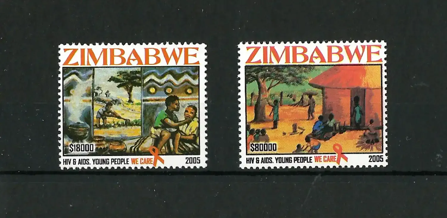 Zimbabwe 2005 AIDS & HIV Campaign - MNH** Zimbabwe 2005 AIDS & HIV Campaign - MNH**