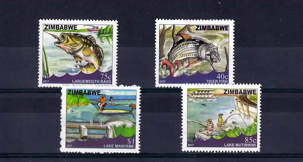 Zimbabwe 2017 Sport Fishing - MNH**