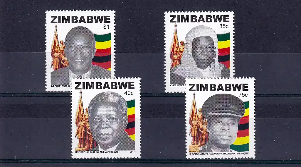 Zimbabwe 2018 National Heroes - MNH** Zimbabwe 2018 National Heroes - MNH**
