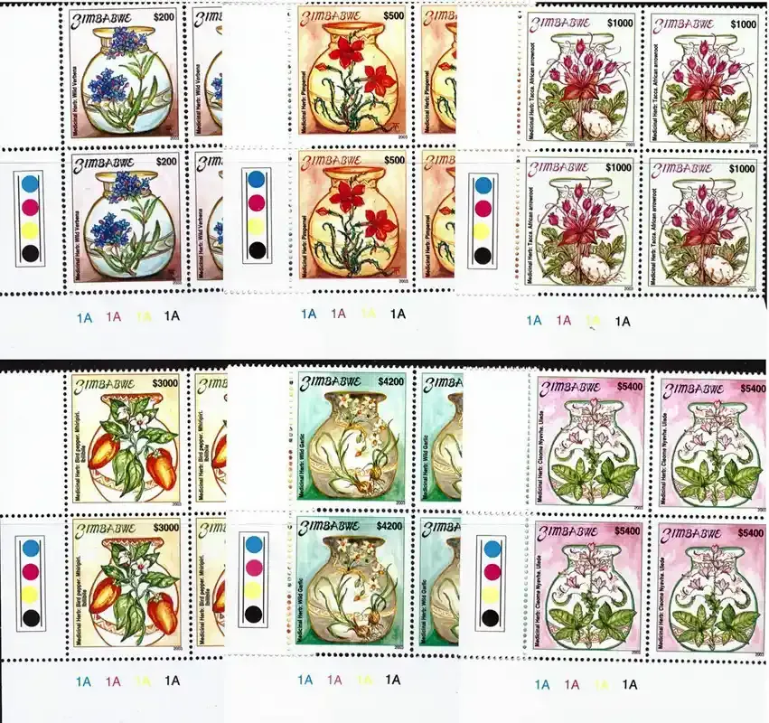 Zimbabwe 2003 Medicinal Plants (C/Blocks) - MNH**