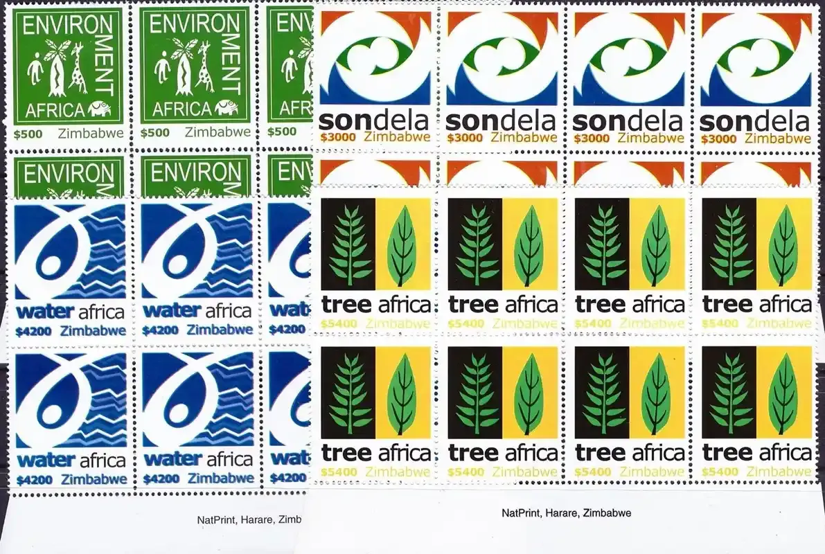 Zimbabwe 2004 Environmental Awareness (Imprint Blocks 8v) - MNH**