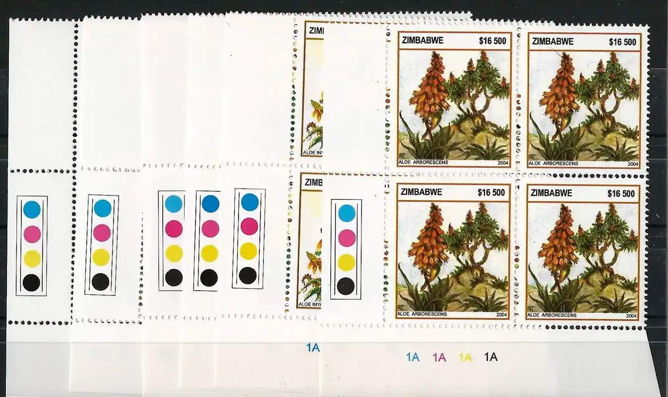 Zimbabwe 2004 Aloes, flora (C/Blocks)  - MNH**