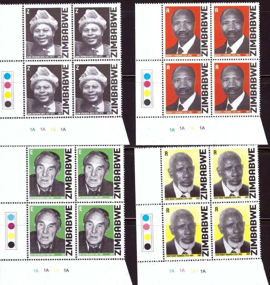 Zimbabwe 2007 National Heroes #2 (C/Blocks) - MNH**