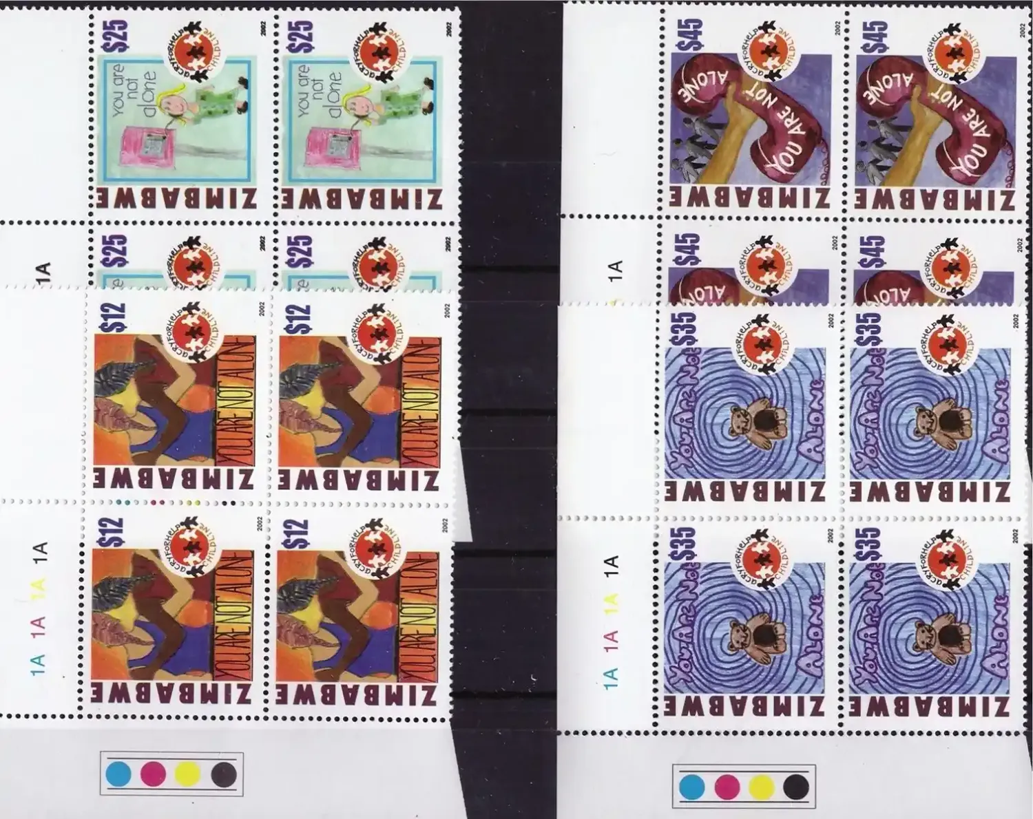 Zimbabwe 2002 Childline/Children's Art (C/Block) - MNH**