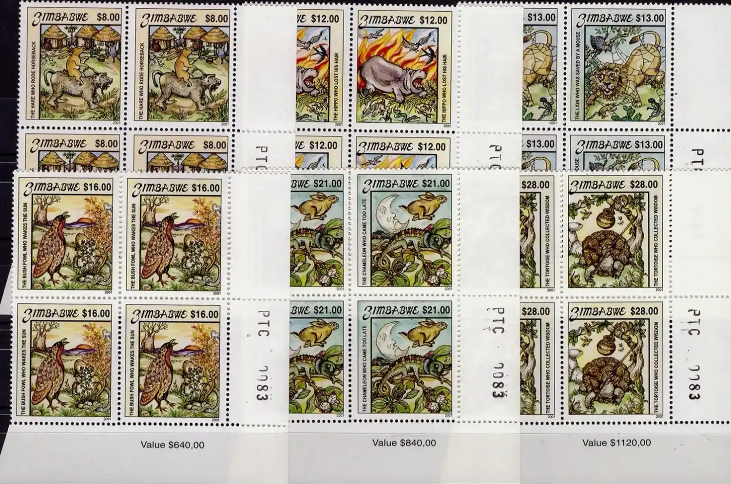 Zimbabwe 2001 African Folktales (N/Block) - MNH**