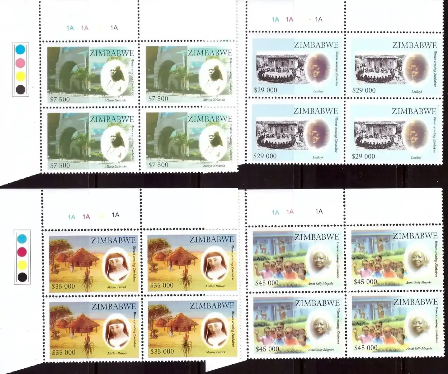 Zimbabwe 2007 Women Creating Zimbabwe (C/Block A) - MNH**