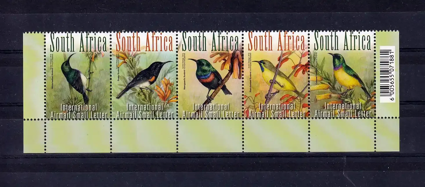 South Africa 2012 2012 South African Birds (ss/5v) - MNH(**)