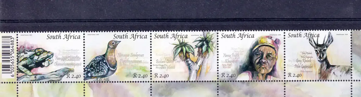 South Africa 2010 UNESCO Heritage Sites/Richterveld (s/5v) - MNH(**)