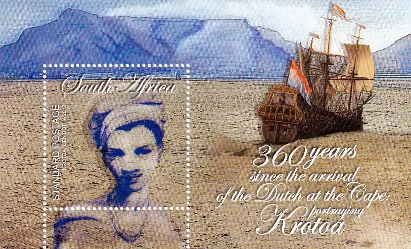 South Africa 2012 Dutch Arrival at Cape Anniversary (ss) - MNH(**)