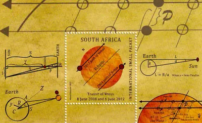 South Africa 2012 Transit of Venus (ss) - MNH(**) South Africa 2012 Transit of Venus (ss) - MNH(**)