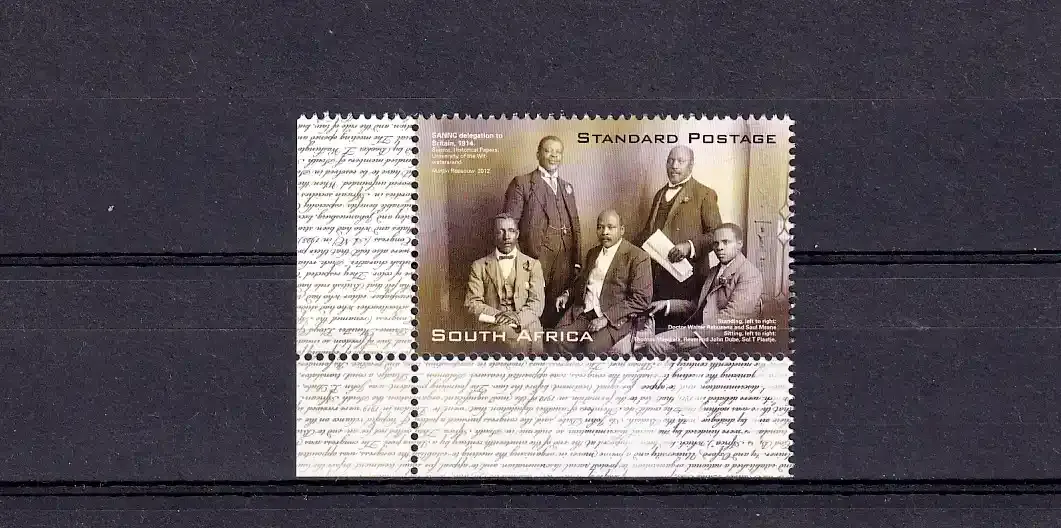 South Africa 2012 SANNC Congress Centenary - MNH(**)