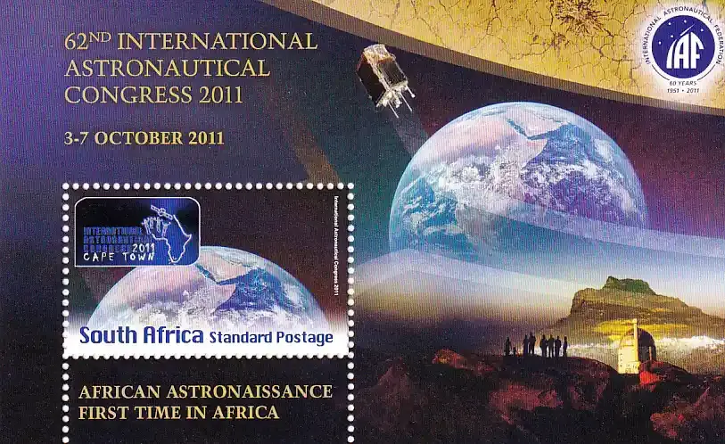 South Africa 2011 Astronautical Congress (ss) - MNH(**)