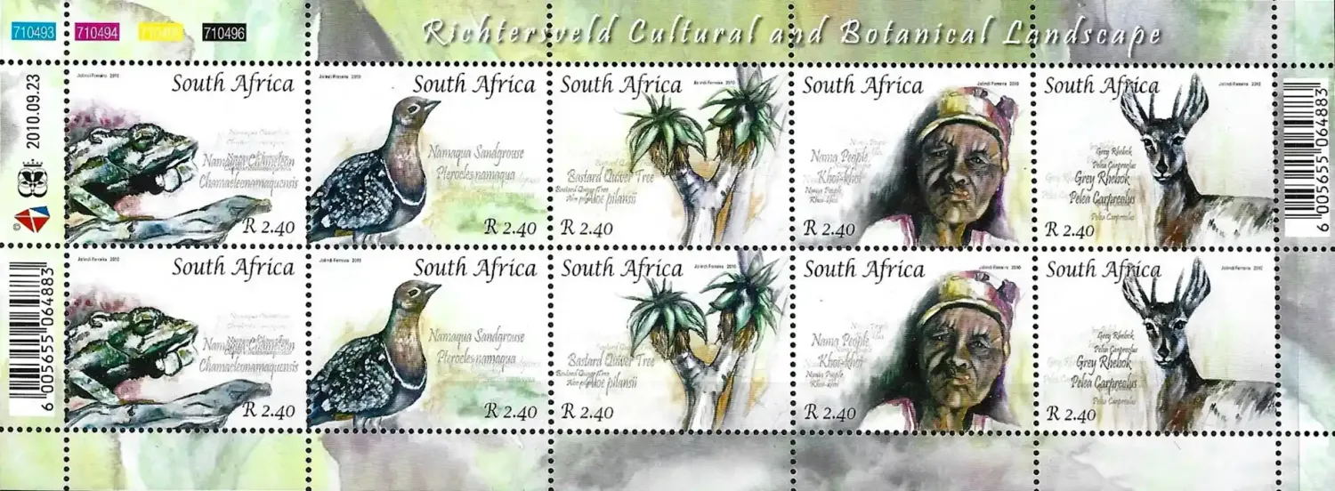 South Africa 2010 UNESCO Heritage Sites/Richterveld (ss/10v) - MNH(**)