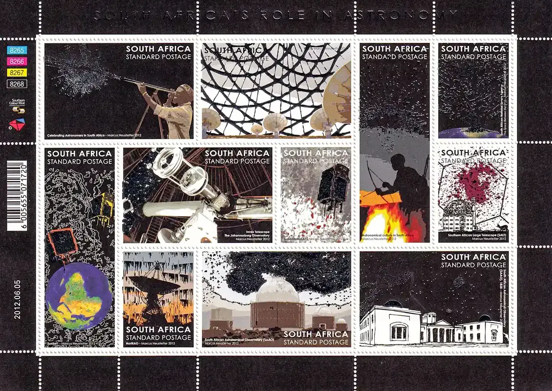 South Africa 2012 Astronomy (ss/11v) - MNH(**)