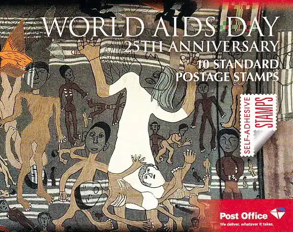 South Africa 2013 World AIDS Day (sa : ex-bklt) (5v) - MNH(**)