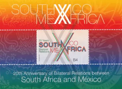 South Africa 2013 Mexico-South Africa Relations (ss) - MNH(**)