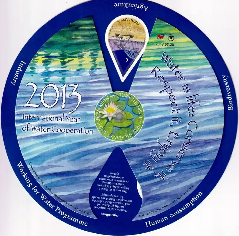 South Africa 2013 Year of Water Cooperation (sa) (ss/5v) - MNH(**)