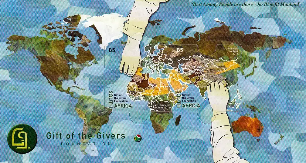 South Africa 2013 Gift of Givers Foundation (sa) (ss/2v) - MNH(**)