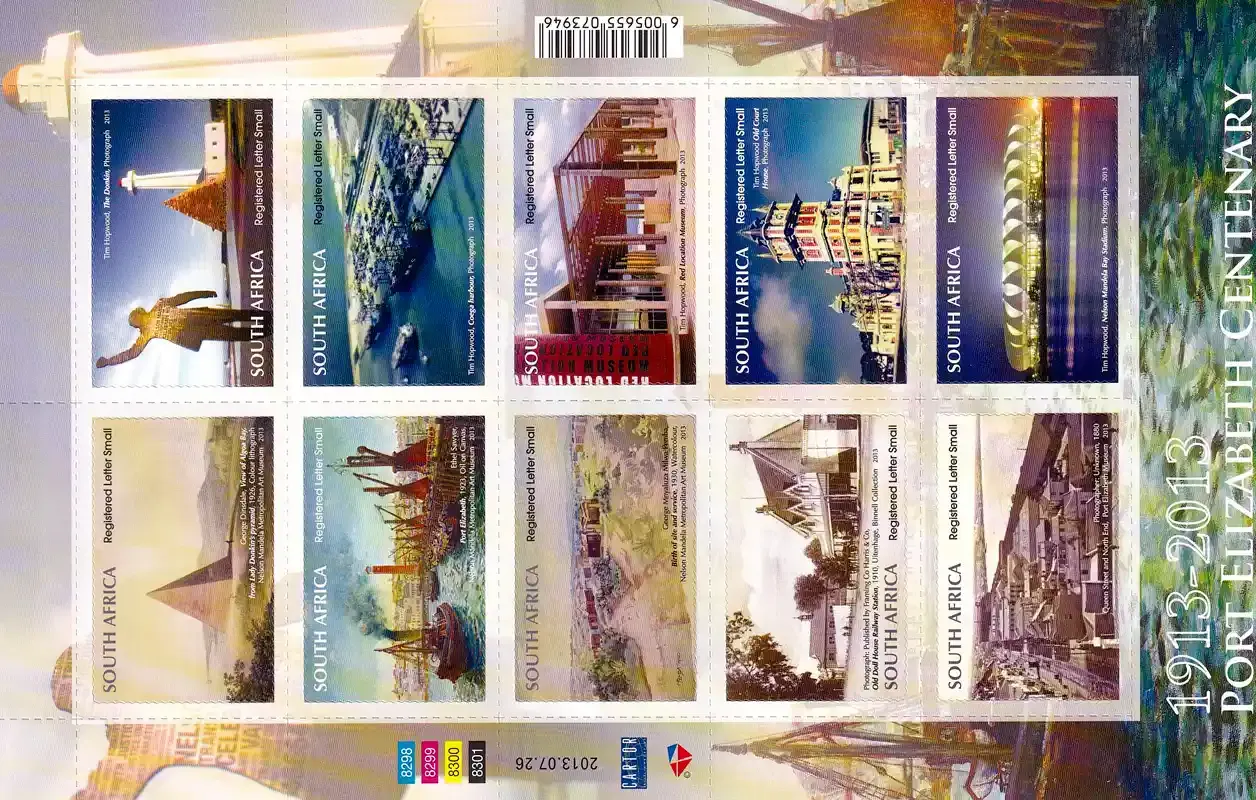 South Africa 2013 The 100th Anniv of Port Elizabeth (1 ss/10v) - MNH(**)