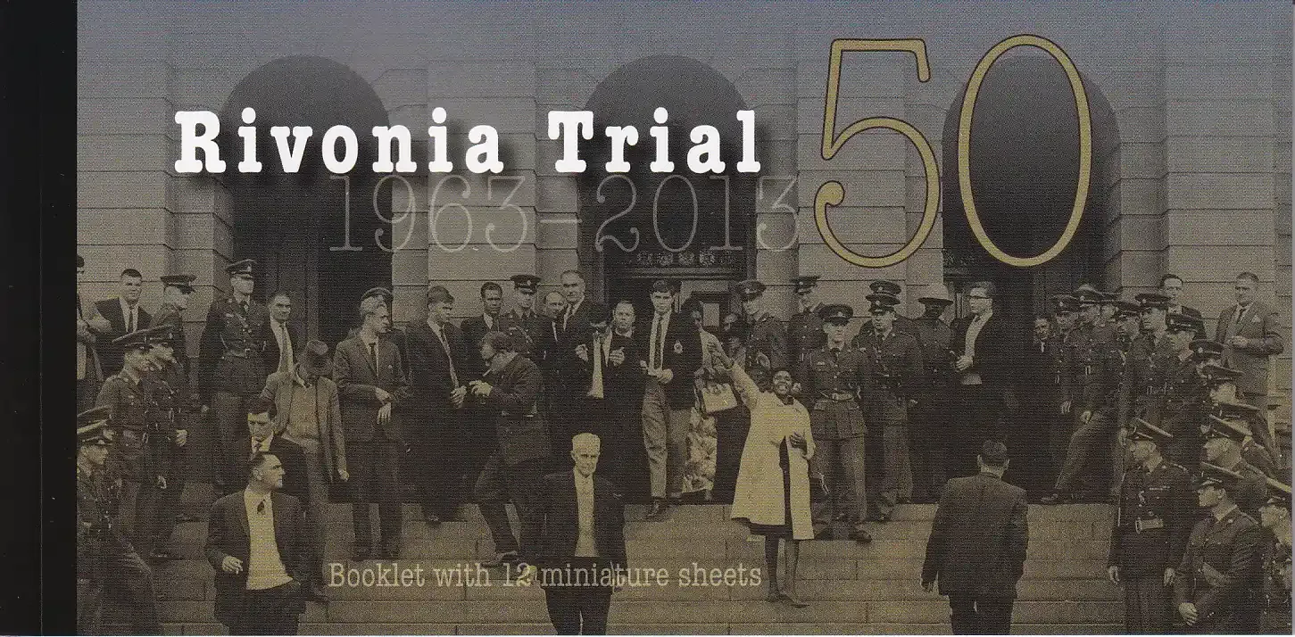 South Africa 2013 Rivonia Trial 50th Anniversary (ex-bklt) (12v) - MNH(**)