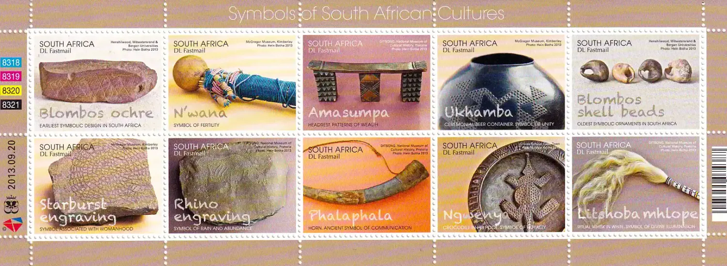South Africa 2013 Symbols of South African Culture (ss/10v) - MNH(**)