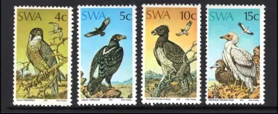 South West Africa 1975 Birds. MNH (**) South West Africa 1975 Birds. MNH (**)