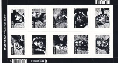 South Africa 2014 Music Legends of South Africa I (ss/10v) - MNH(**) South Africa 2014 Music Legends of South Africa I (ss/10v) - MNH(**)