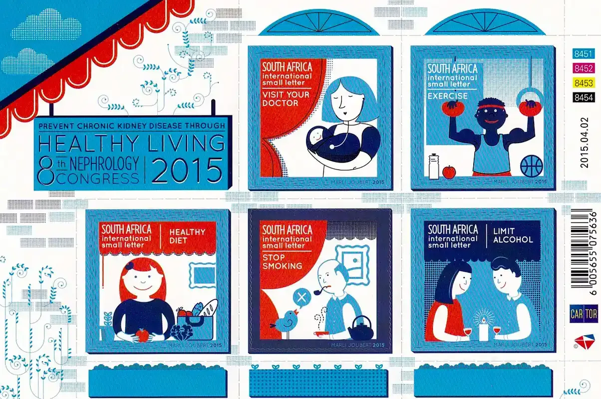South Africa 2015 Healthy Living Congress (sa) (ss/5v) - MNH(**)