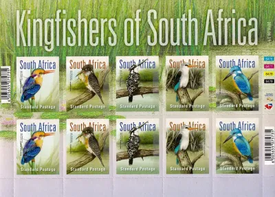 South Africa 2016 Birds/Kingfishers of South Africa (sa) (ss/10v) - MNH(**)