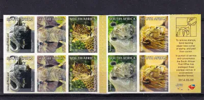 South Africa 2014 Big 5 Animals/Mammals (sa : ex-bklt) - MNH(**)