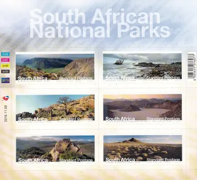 South Africa 2016 National Parks #3 (ss/6v) - MNH(**)