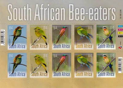 South Africa 2017 Birds/Bee Eaters (sa) (ss/10v) - MNH(**)