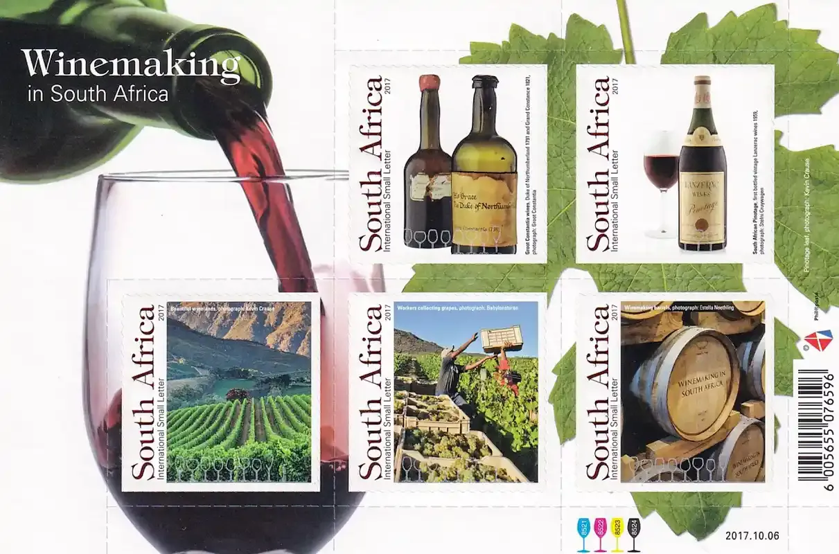South Africa 2017 Winemaking (sa) (ss/5v) - MNH(**)