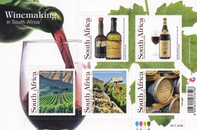 South Africa 2017 Winemaking (sa) (ss/5v) - MNH(**) South Africa 2017 Winemaking (sa) (ss/5v) - MNH(**)