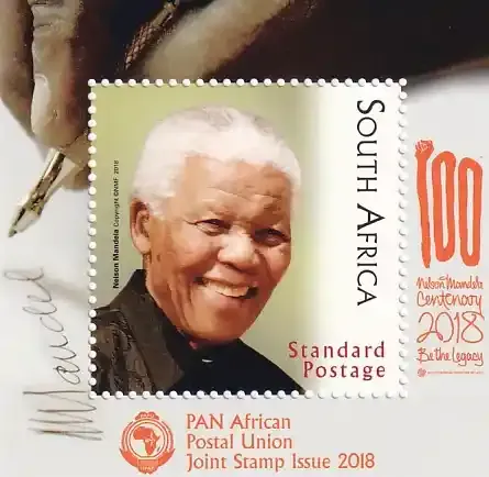 South Africa 2018 N.Mandela/Birth Centenary/Joint w/India (ss/2v) - MNH(**)