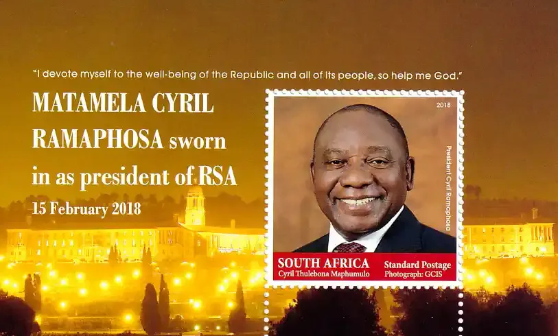 South Africa 2018 C.Matamela/President of RSA (ss) - MNH(**)