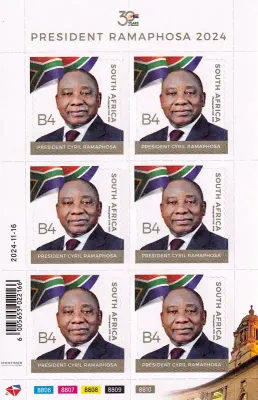 South Africa 2024 President C.Ramaphosa (ss/6v) - MNH(**) South Africa 2024 President C.Ramaphosa (ss/6v) - MNH(**)
