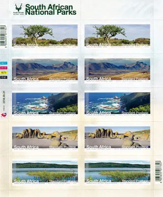 South Africa 2018 National Parks #4 (ss/10v) - MNH(**) South Africa 2018 National Parks #4 (ss/10v) - MNH(**)