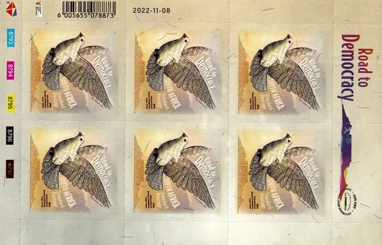 South Africa 2022 Road to Democracy/Dove (ss/6v) - MNH(**) South Africa 2022 Road to Democracy/Dove (ss/6v) - MNH(**)