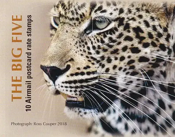 South Africa 2019 Big 5 Animals/Mammals (ex-bklt) (10v) - MNH(**)