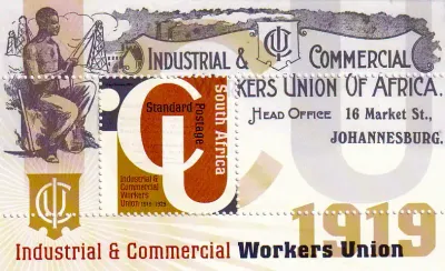 South Africa 2019 Industrial &amp; Commercial Workers Union (ss) - MNH(**)