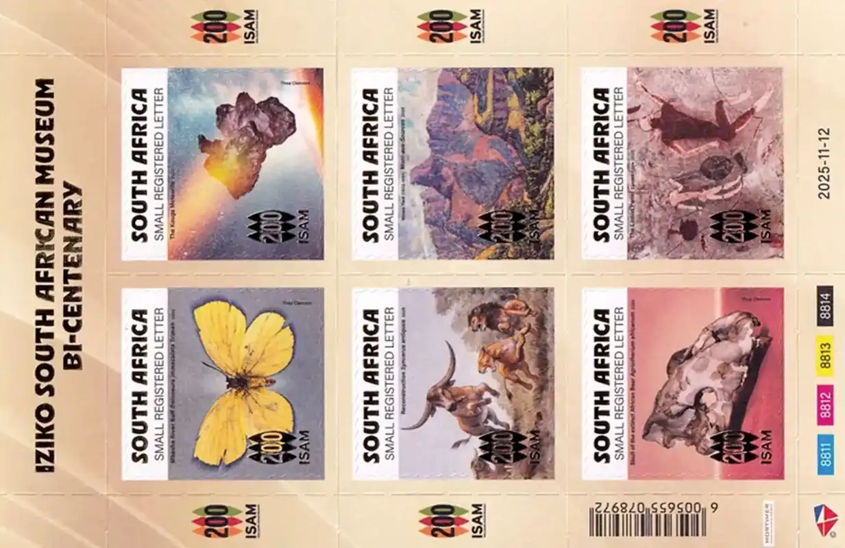 South Africa 2025 IZIKO South African Museum Bi-centenary (ss/6v) -MNH(**)